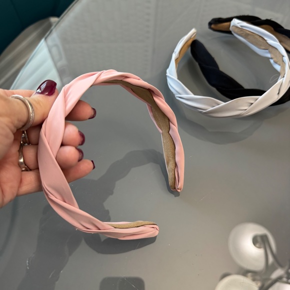 Lot of 3, solid color, crossthread, custom, handmade headbands (Etsy) - Picture 3 of 7